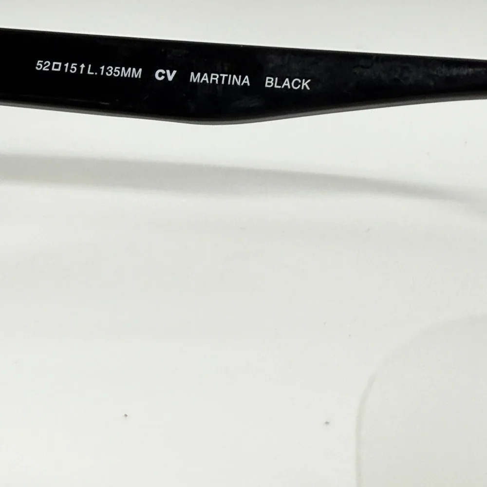 BCBGMAXAZRIA Martina‎ Black Cat Eye Eyeglasses Frames 52-15-135 CV 22024